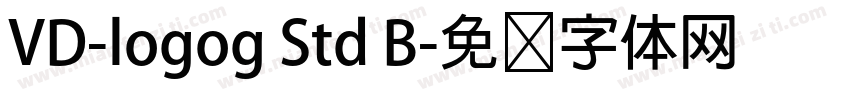 VD-logog Std B字体转换